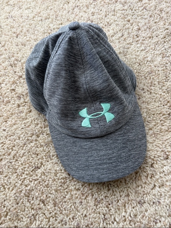 Under Armour Accessories - NEW Under Armour Women’s Heather Gray Hat with Mint Teal Logo